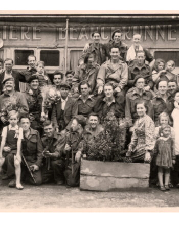 2 Fmedia2 F11025352 F2012 18 93 photograph group of locals france 1944