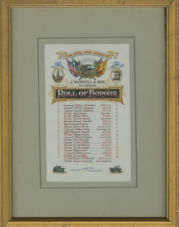 2 Fmedia2 F11438662 F2000 18 framed roll of honour front